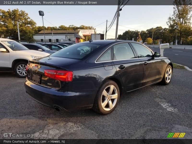 Moonlight Blue Metallic / Nougat Brown 2012 Audi A6 2.0T Sedan