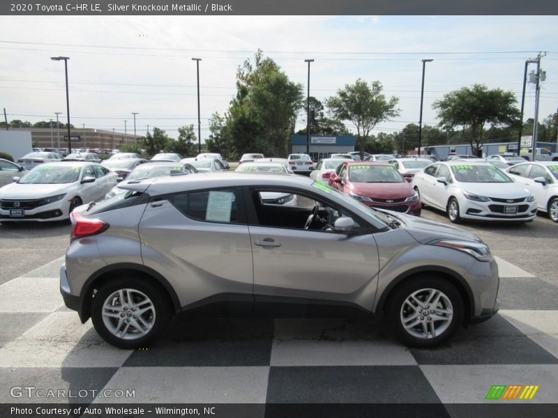 Silver Knockout Metallic / Black 2020 Toyota C-HR LE