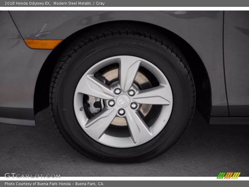 Modern Steel Metallic / Gray 2018 Honda Odyssey EX