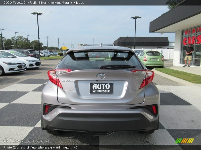 Silver Knockout Metallic / Black 2020 Toyota C-HR LE