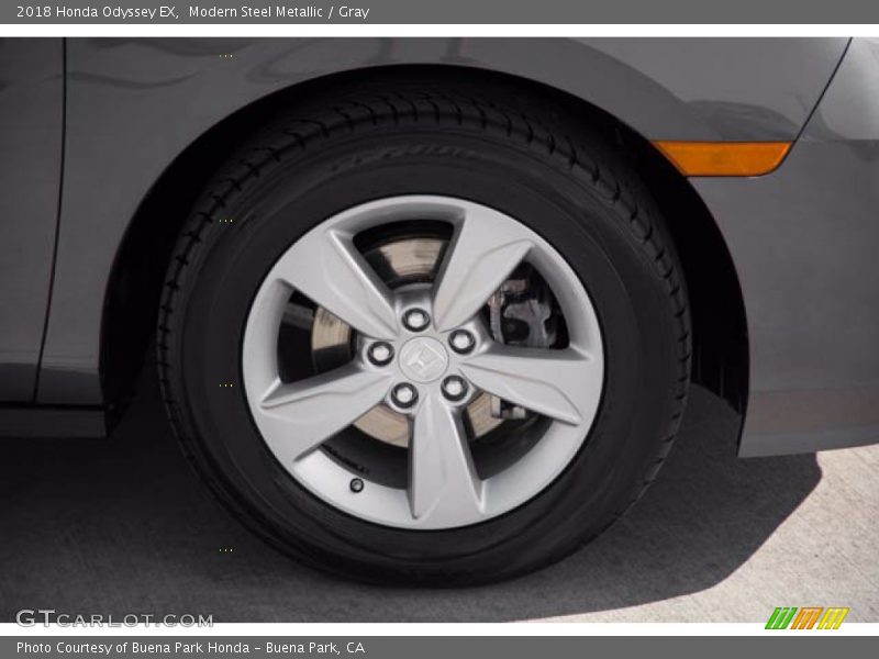 Modern Steel Metallic / Gray 2018 Honda Odyssey EX