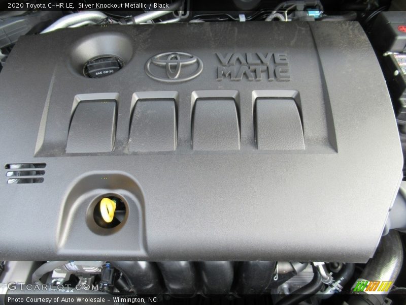 Silver Knockout Metallic / Black 2020 Toyota C-HR LE