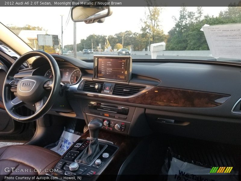 Moonlight Blue Metallic / Nougat Brown 2012 Audi A6 2.0T Sedan