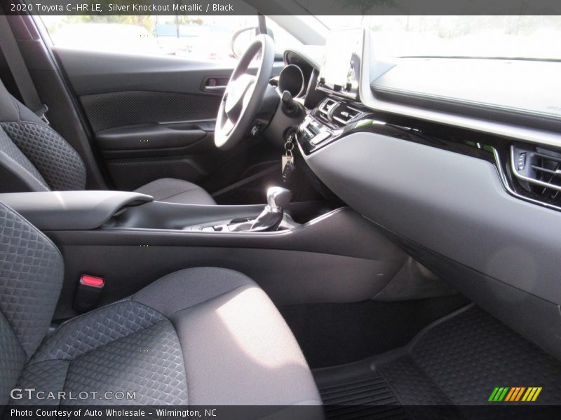 Silver Knockout Metallic / Black 2020 Toyota C-HR LE