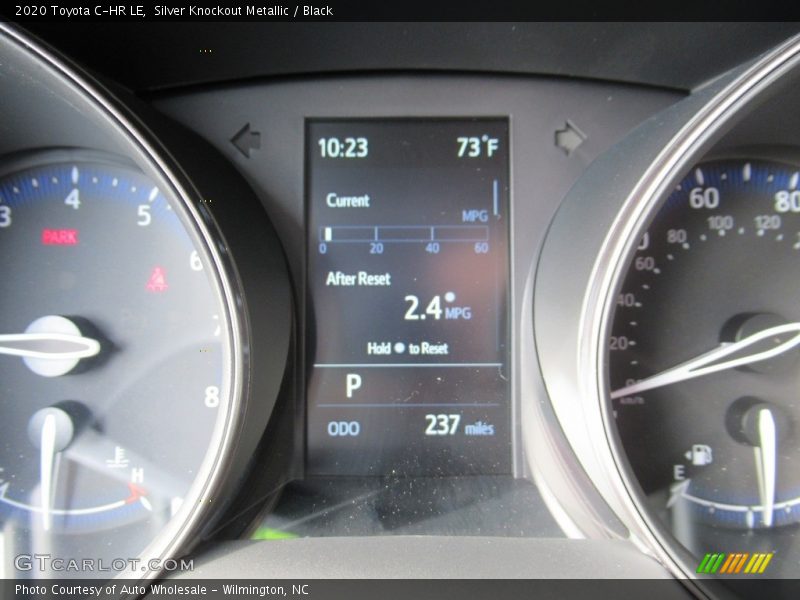 Silver Knockout Metallic / Black 2020 Toyota C-HR LE