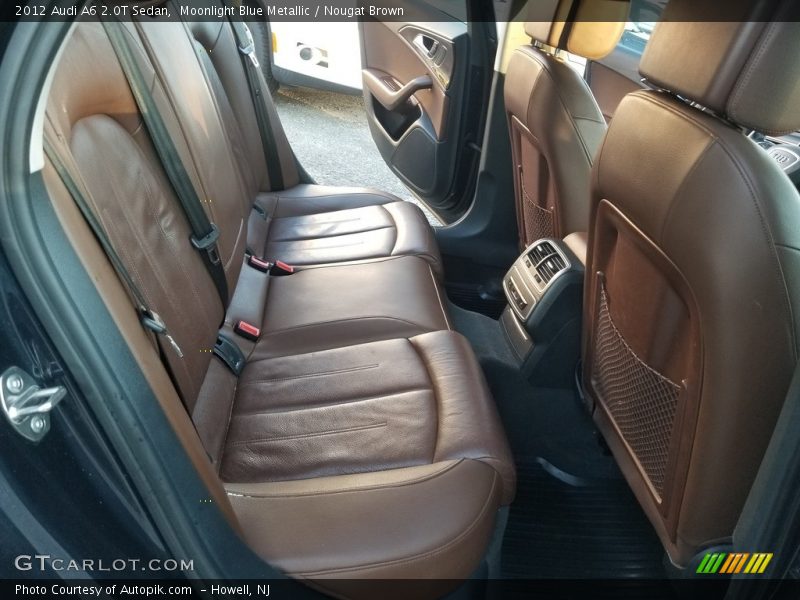 Moonlight Blue Metallic / Nougat Brown 2012 Audi A6 2.0T Sedan
