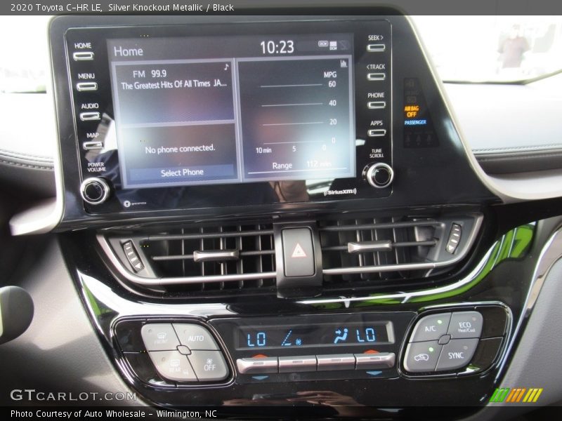 Silver Knockout Metallic / Black 2020 Toyota C-HR LE