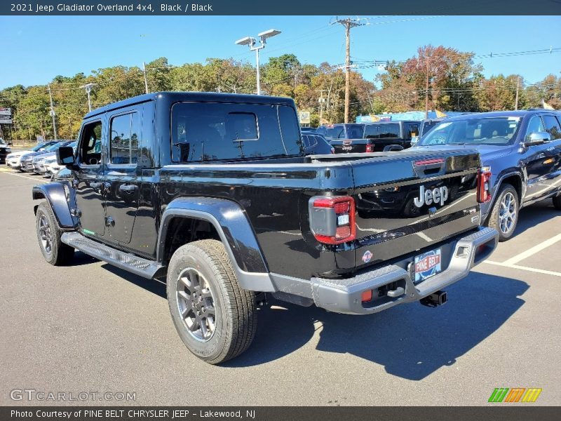 Black / Black 2021 Jeep Gladiator Overland 4x4