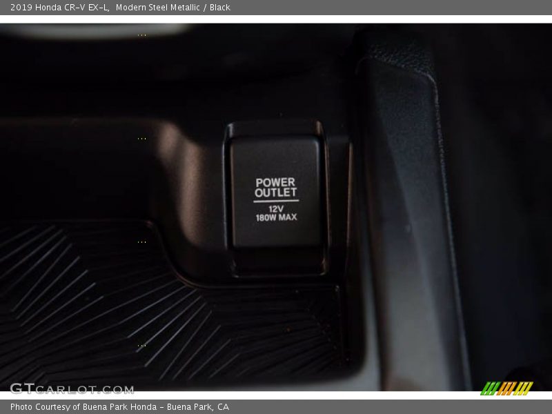 Modern Steel Metallic / Black 2019 Honda CR-V EX-L