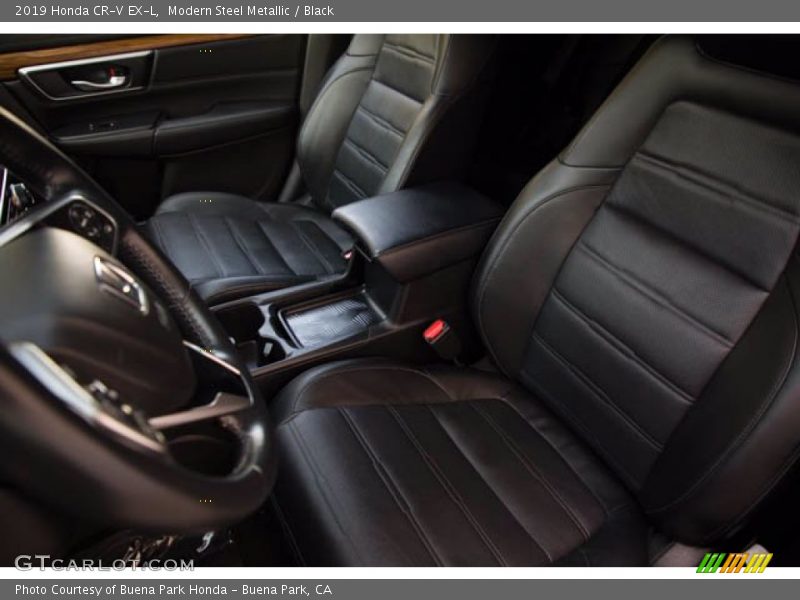 Modern Steel Metallic / Black 2019 Honda CR-V EX-L
