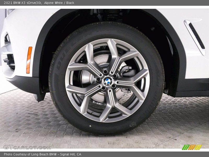 Alpine White / Black 2021 BMW X3 sDrive30i