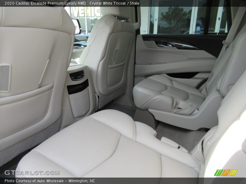 Crystal White Tricoat / Shale 2020 Cadillac Escalade Premium Luxury 4WD