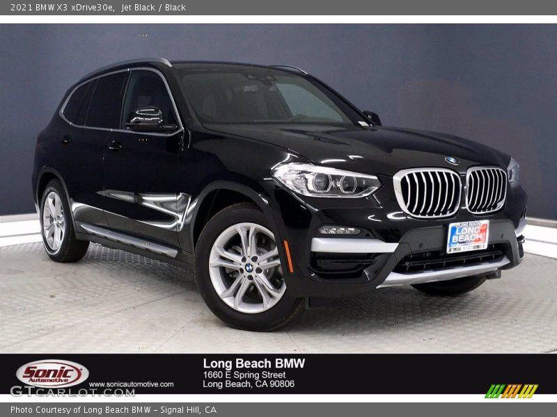 Jet Black / Black 2021 BMW X3 xDrive30e