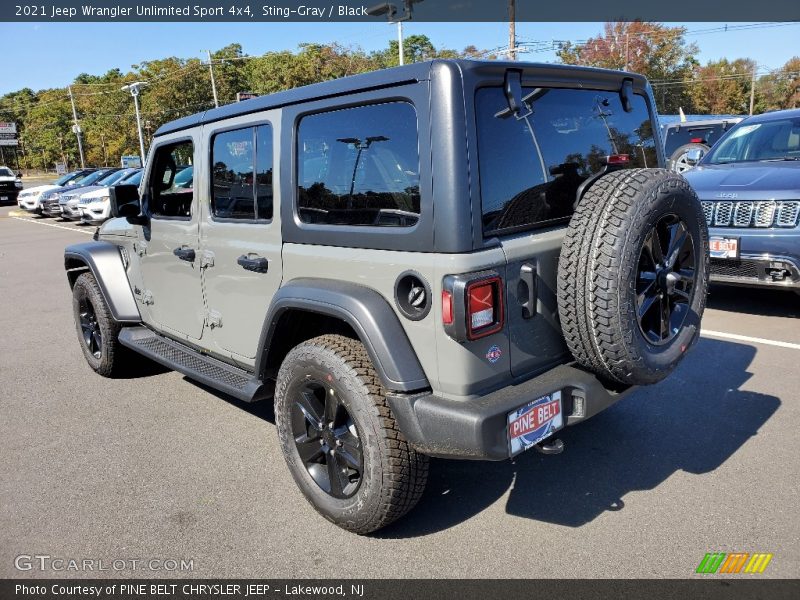 Sting-Gray / Black 2021 Jeep Wrangler Unlimited Sport 4x4