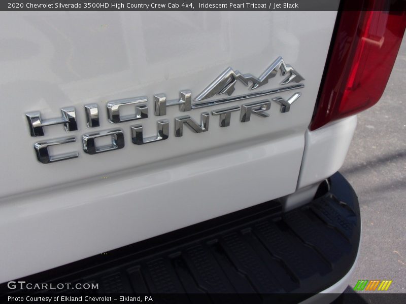 Iridescent Pearl Tricoat / Jet Black 2020 Chevrolet Silverado 3500HD High Country Crew Cab 4x4