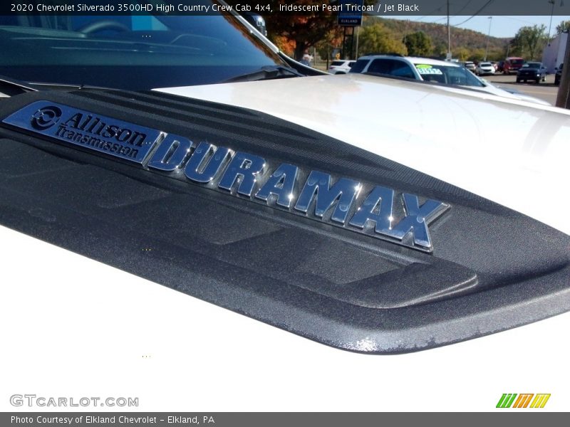 Iridescent Pearl Tricoat / Jet Black 2020 Chevrolet Silverado 3500HD High Country Crew Cab 4x4