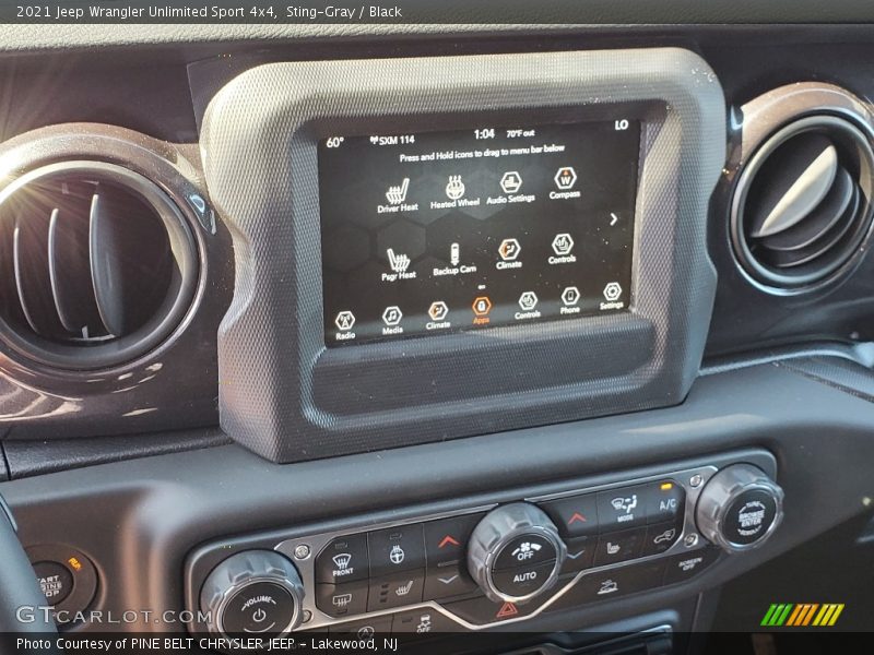 Sting-Gray / Black 2021 Jeep Wrangler Unlimited Sport 4x4