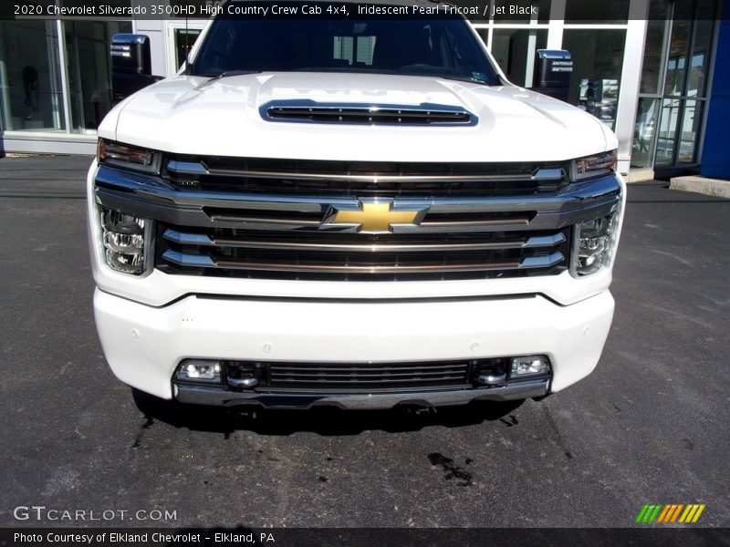 Iridescent Pearl Tricoat / Jet Black 2020 Chevrolet Silverado 3500HD High Country Crew Cab 4x4