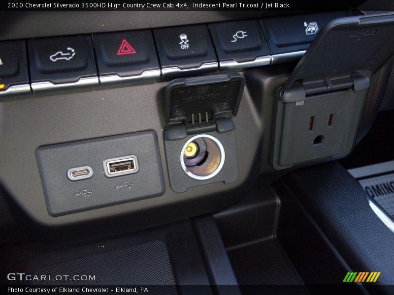 Iridescent Pearl Tricoat / Jet Black 2020 Chevrolet Silverado 3500HD High Country Crew Cab 4x4