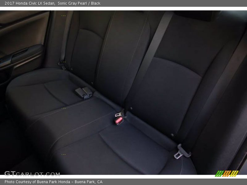 Sonic Gray Pearl / Black 2017 Honda Civic LX Sedan
