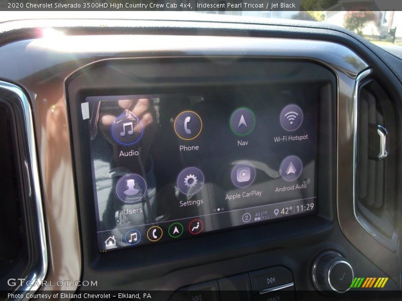 Iridescent Pearl Tricoat / Jet Black 2020 Chevrolet Silverado 3500HD High Country Crew Cab 4x4