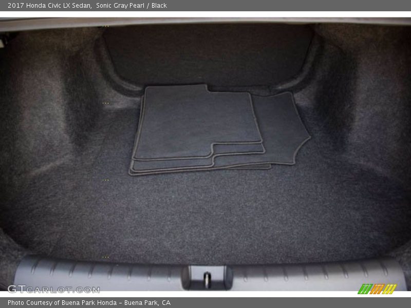 Sonic Gray Pearl / Black 2017 Honda Civic LX Sedan