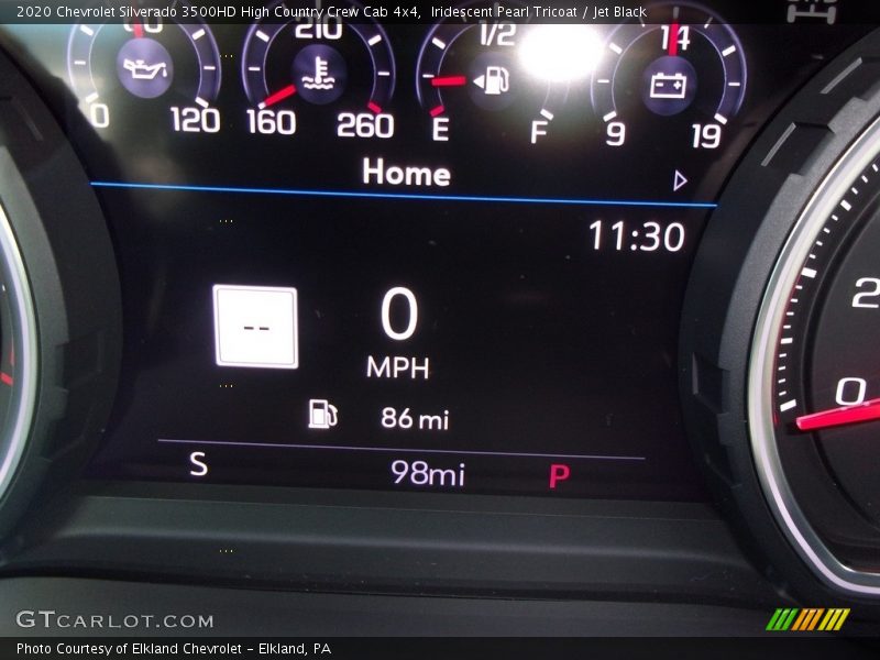 Iridescent Pearl Tricoat / Jet Black 2020 Chevrolet Silverado 3500HD High Country Crew Cab 4x4