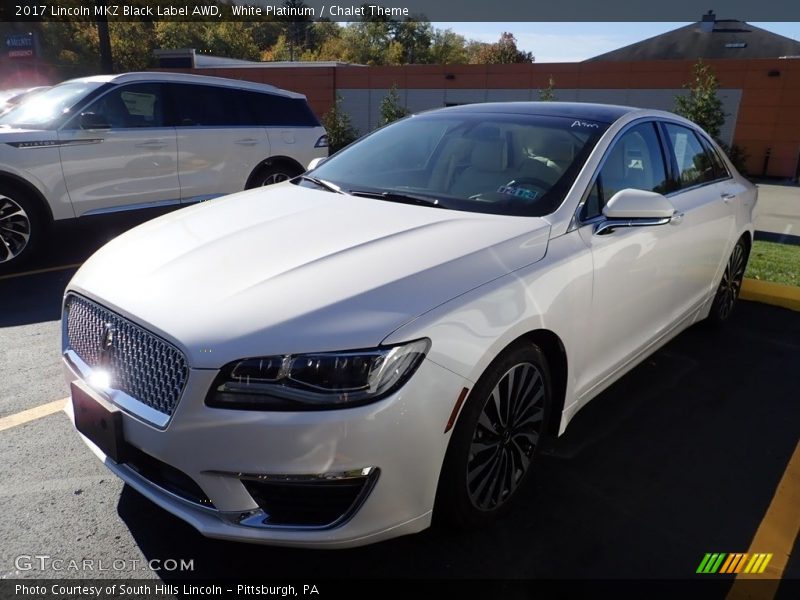 White Platinum / Chalet Theme 2017 Lincoln MKZ Black Label AWD