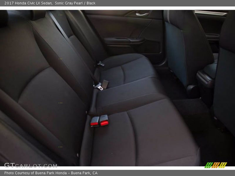 Sonic Gray Pearl / Black 2017 Honda Civic LX Sedan