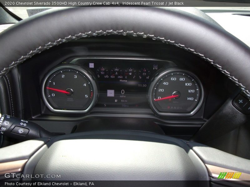 Iridescent Pearl Tricoat / Jet Black 2020 Chevrolet Silverado 3500HD High Country Crew Cab 4x4