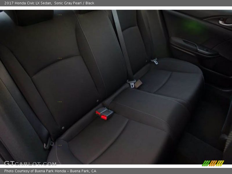 Sonic Gray Pearl / Black 2017 Honda Civic LX Sedan