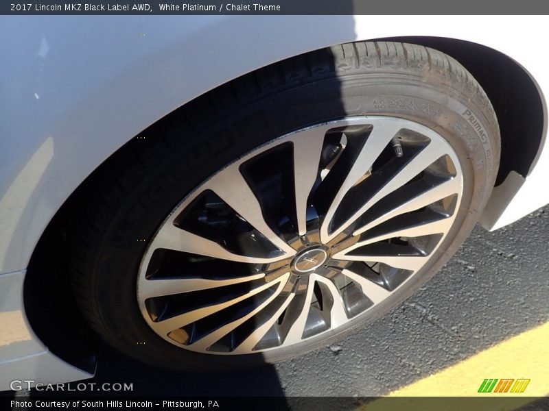 White Platinum / Chalet Theme 2017 Lincoln MKZ Black Label AWD
