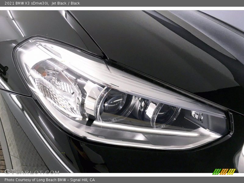 Jet Black / Black 2021 BMW X3 sDrive30i