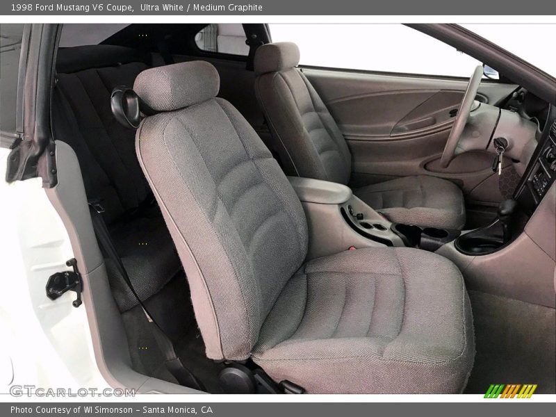  1998 Mustang V6 Coupe Medium Graphite Interior