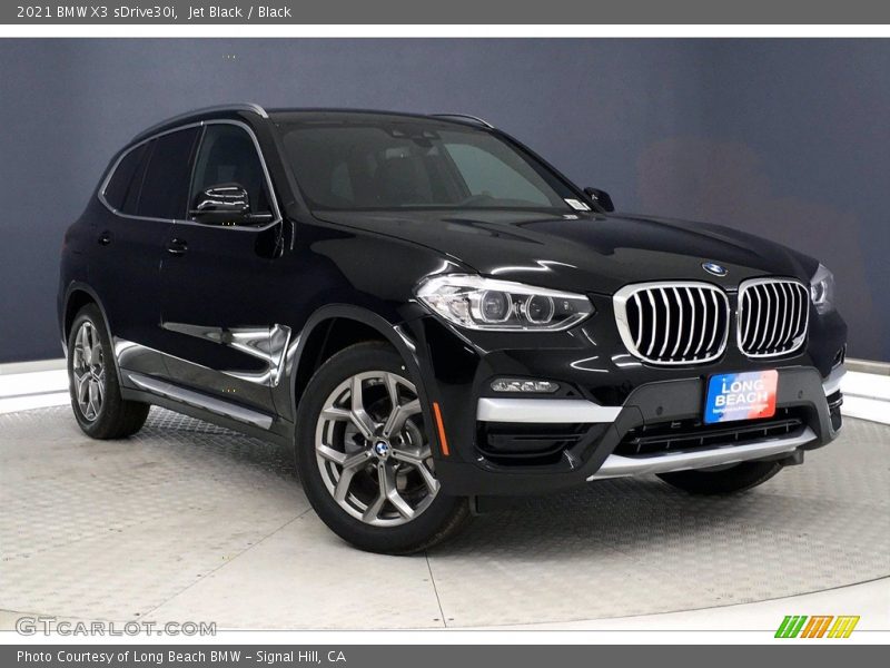 Jet Black / Black 2021 BMW X3 sDrive30i