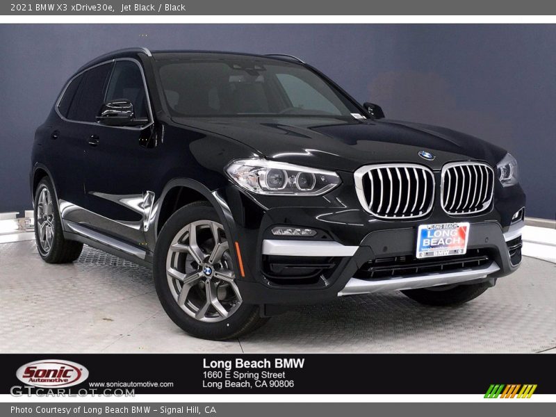 Jet Black / Black 2021 BMW X3 xDrive30e