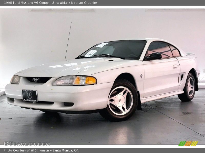  1998 Mustang V6 Coupe Ultra White