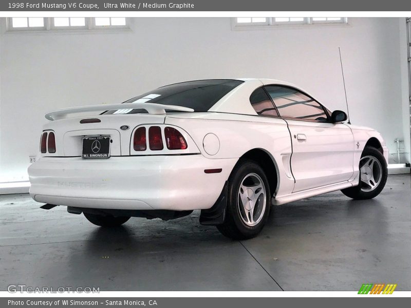  1998 Mustang V6 Coupe Ultra White