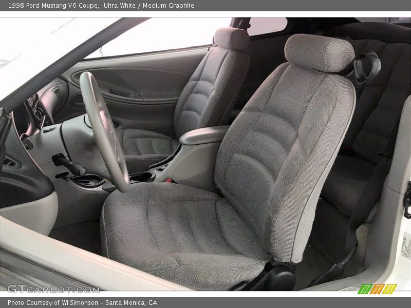Front Seat of 1998 Mustang V6 Coupe