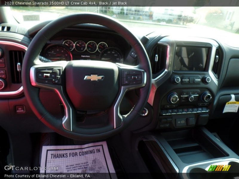 Black / Jet Black 2020 Chevrolet Silverado 3500HD LT Crew Cab 4x4