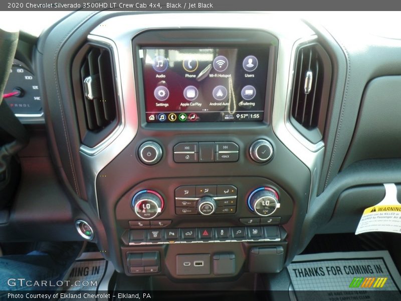 Black / Jet Black 2020 Chevrolet Silverado 3500HD LT Crew Cab 4x4