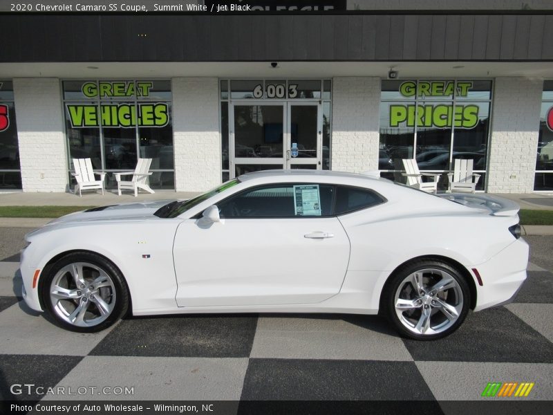 Summit White / Jet Black 2020 Chevrolet Camaro SS Coupe
