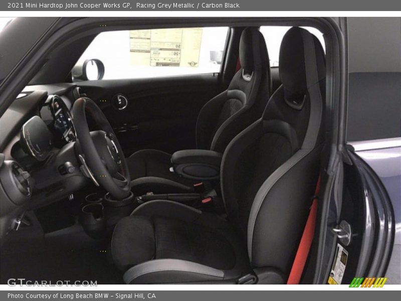 Front Seat of 2021 Hardtop John Cooper Works GP