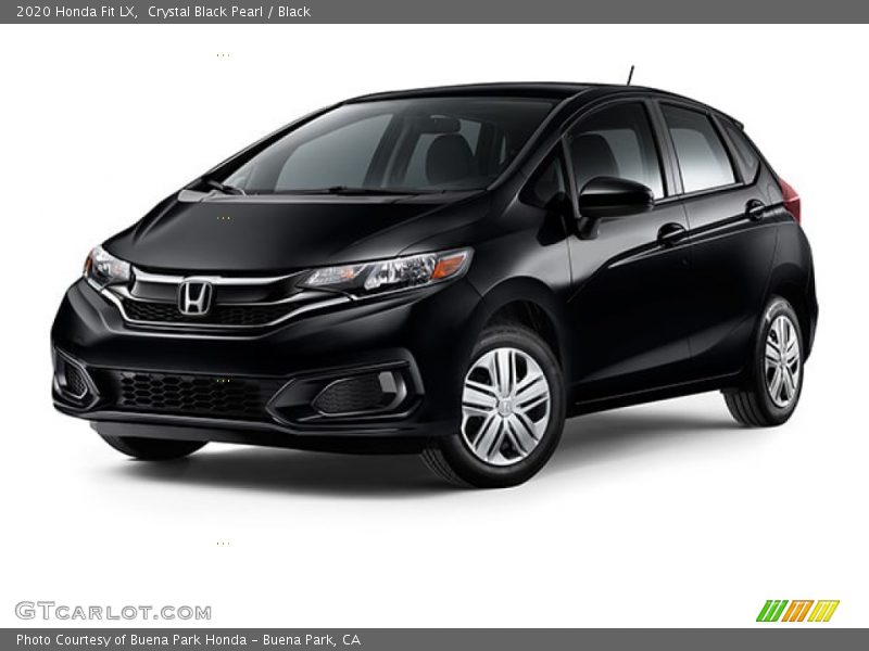 Crystal Black Pearl / Black 2020 Honda Fit LX
