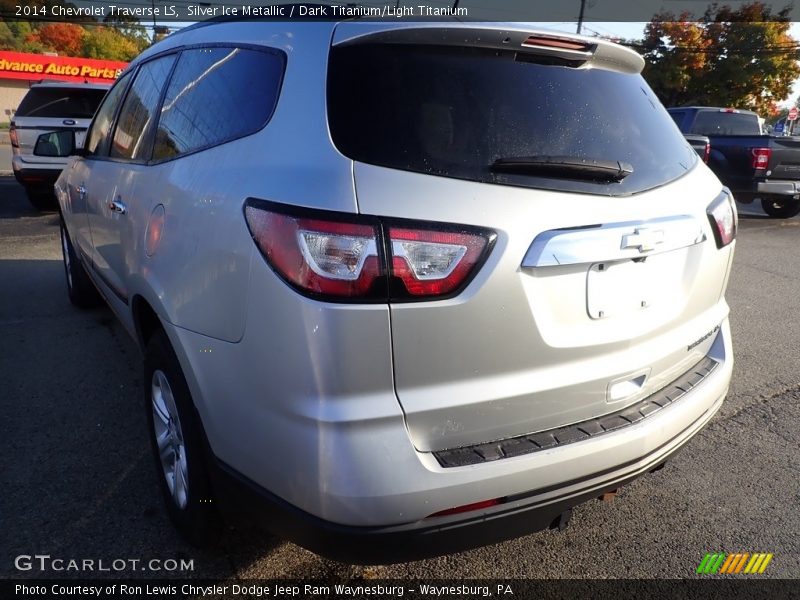 Silver Ice Metallic / Dark Titanium/Light Titanium 2014 Chevrolet Traverse LS