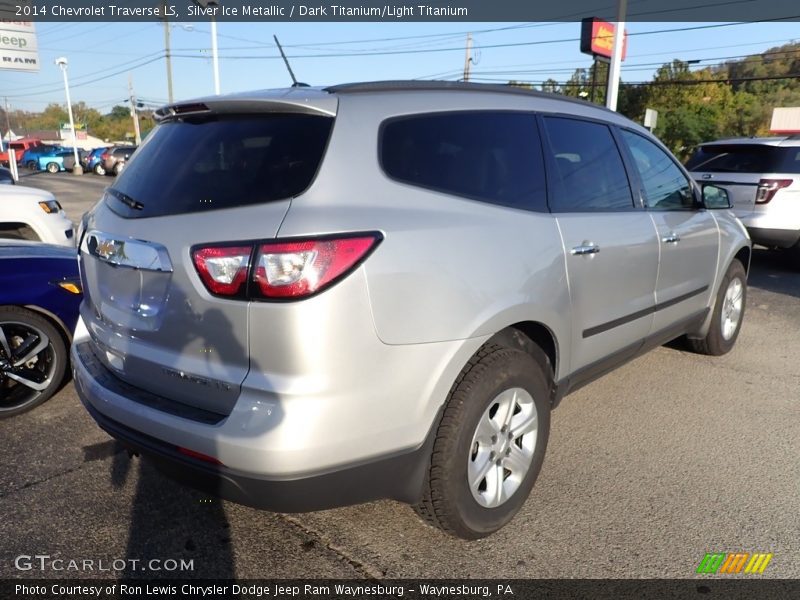Silver Ice Metallic / Dark Titanium/Light Titanium 2014 Chevrolet Traverse LS