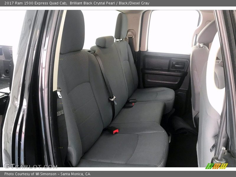 Brilliant Black Crystal Pearl / Black/Diesel Gray 2017 Ram 1500 Express Quad Cab