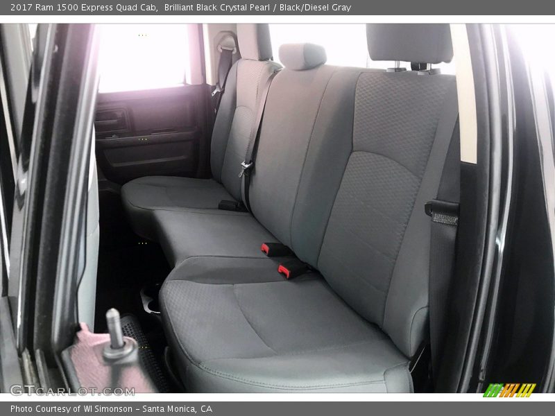 Brilliant Black Crystal Pearl / Black/Diesel Gray 2017 Ram 1500 Express Quad Cab