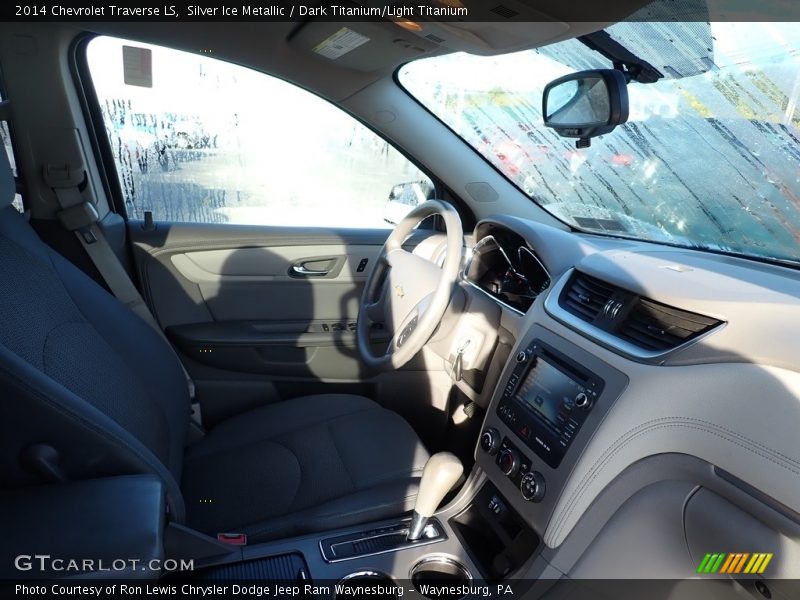 Silver Ice Metallic / Dark Titanium/Light Titanium 2014 Chevrolet Traverse LS