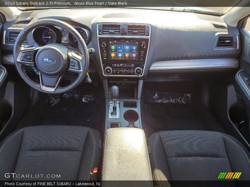 Abyss Blue Pearl / Slate Black 2019 Subaru Outback 2.5i Premium